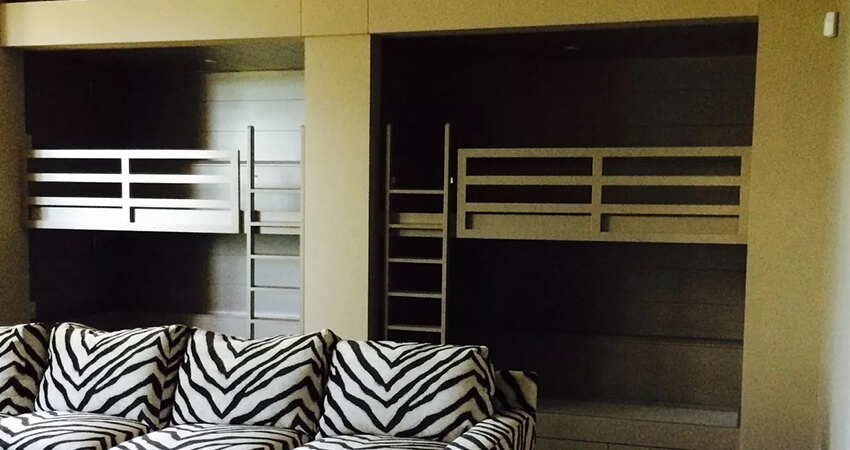 custom bunk beds by Cruz Custom Cabinets